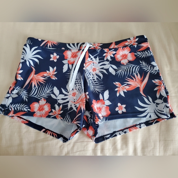 Other - NEW Swim Breifs  Shorts - Navy and Coral